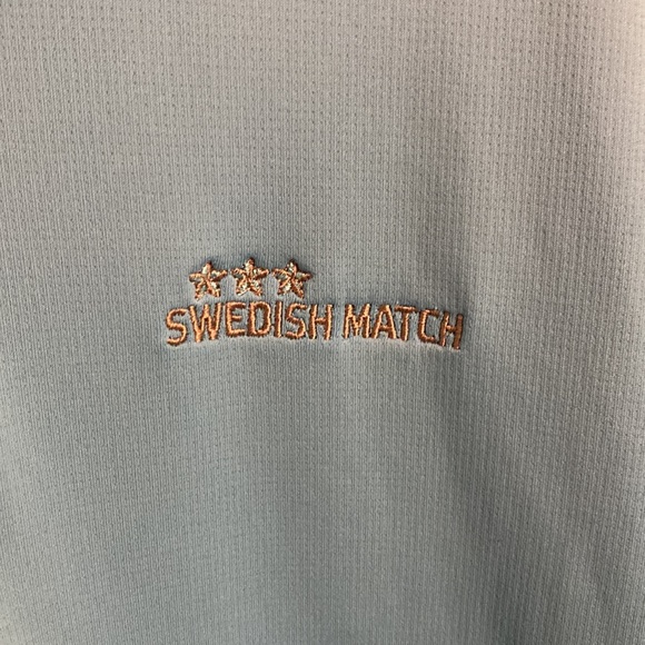 Adidas climachill Mens Polo Size XL Swedish Match Logo - Picture 2 of 5